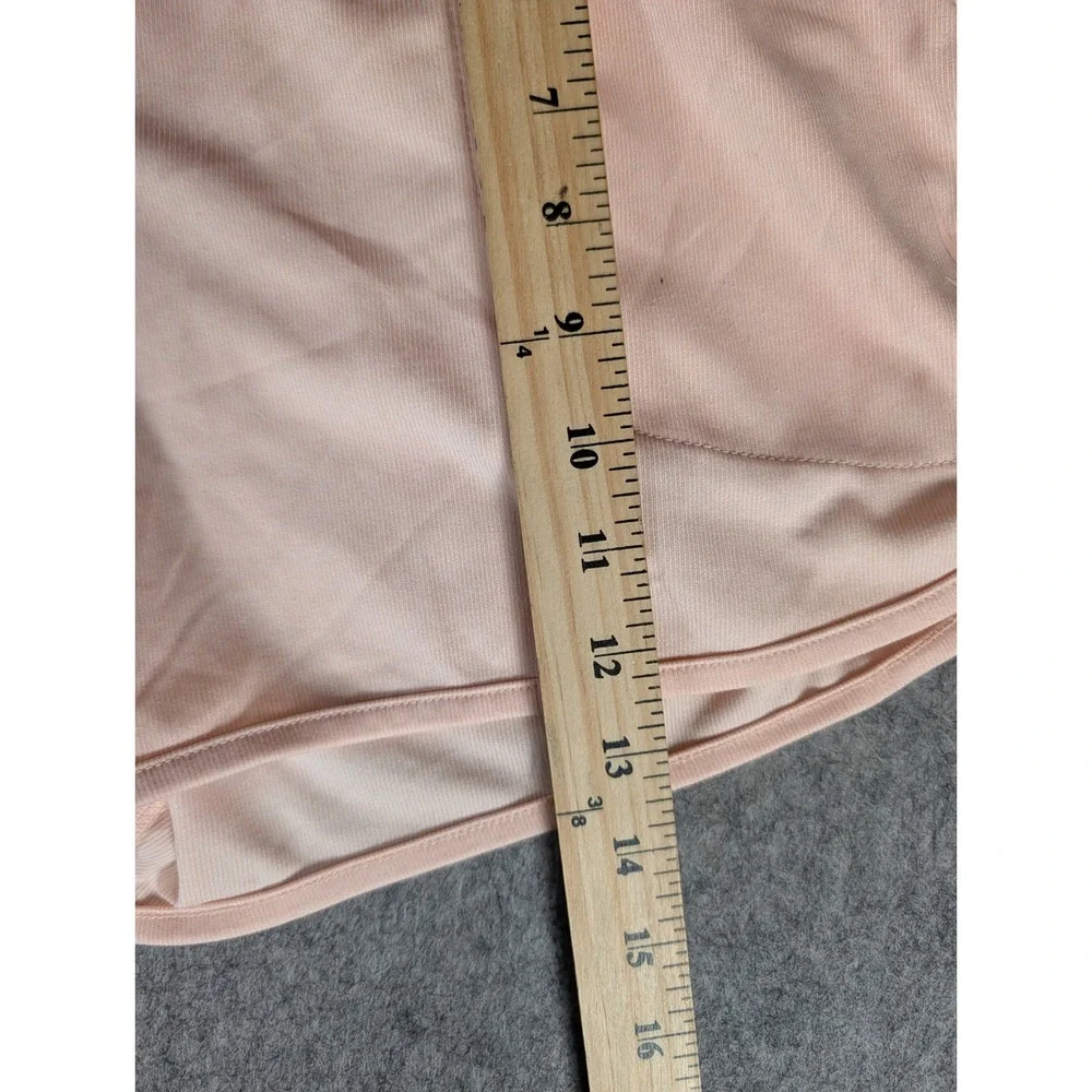 Nike Dri-FIT Peach Pink Athletic Dolphin Hem Training Shorts 5540